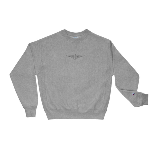 Aeronautical x Champion Collab Sweater - Grey