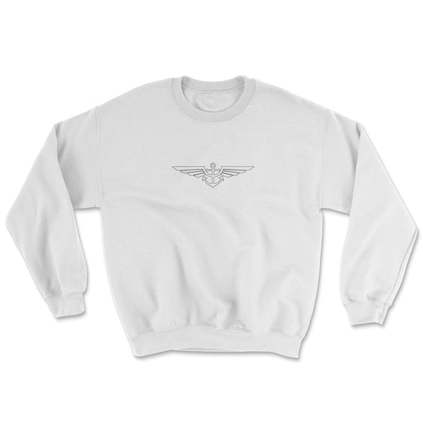 Blueprint Sweater - White/Grey