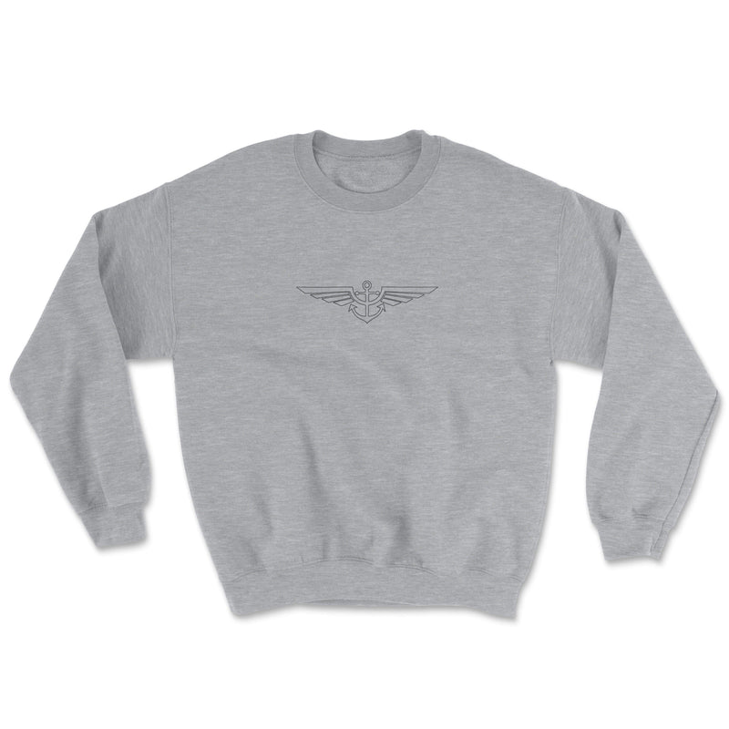 Blueprint Sweater - White/Grey